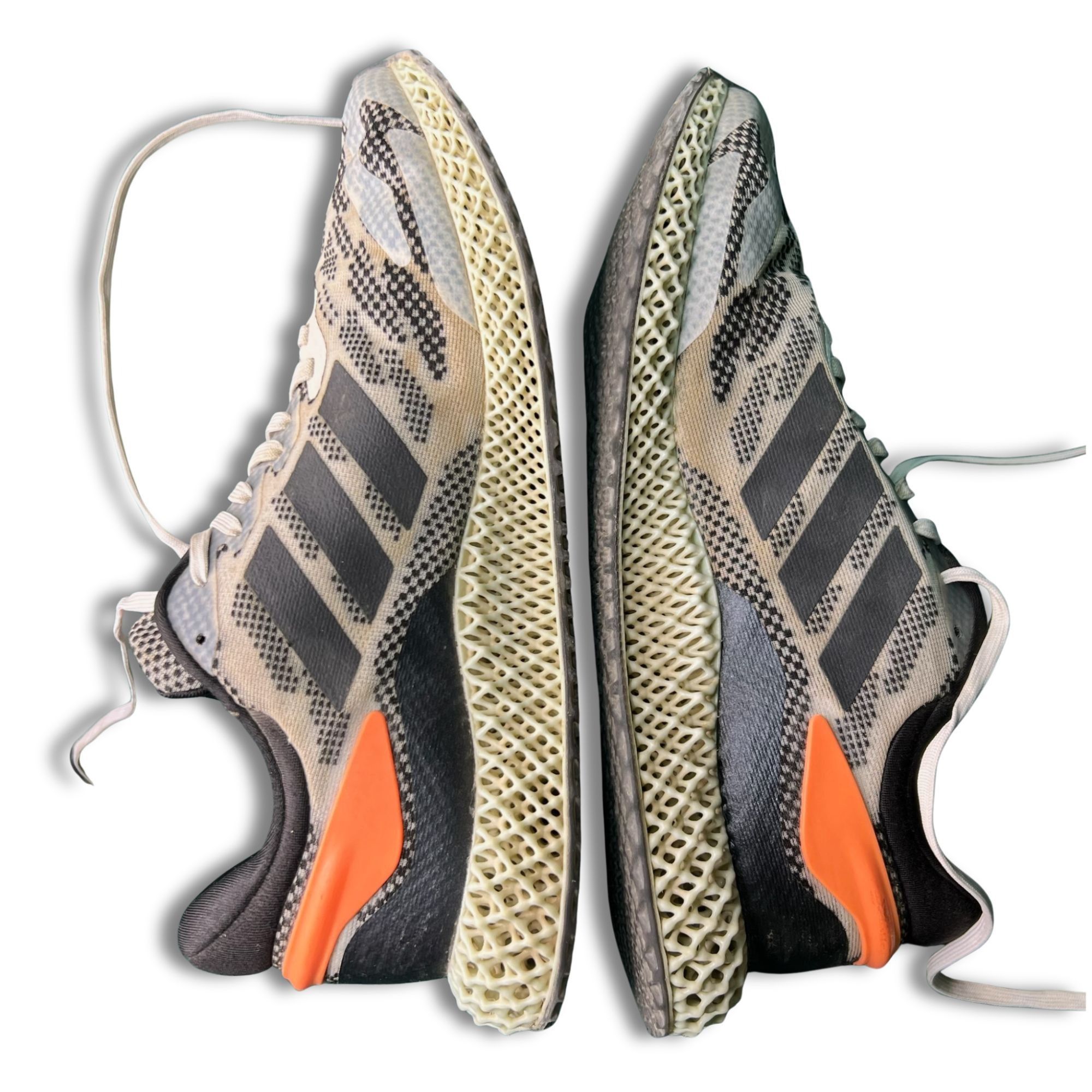 Adidas Adidas 4D Run 1.0 Sneakers Size 9 Beige & Black Lightweight Size US 9 / EU 42 - 5 Thumbnail