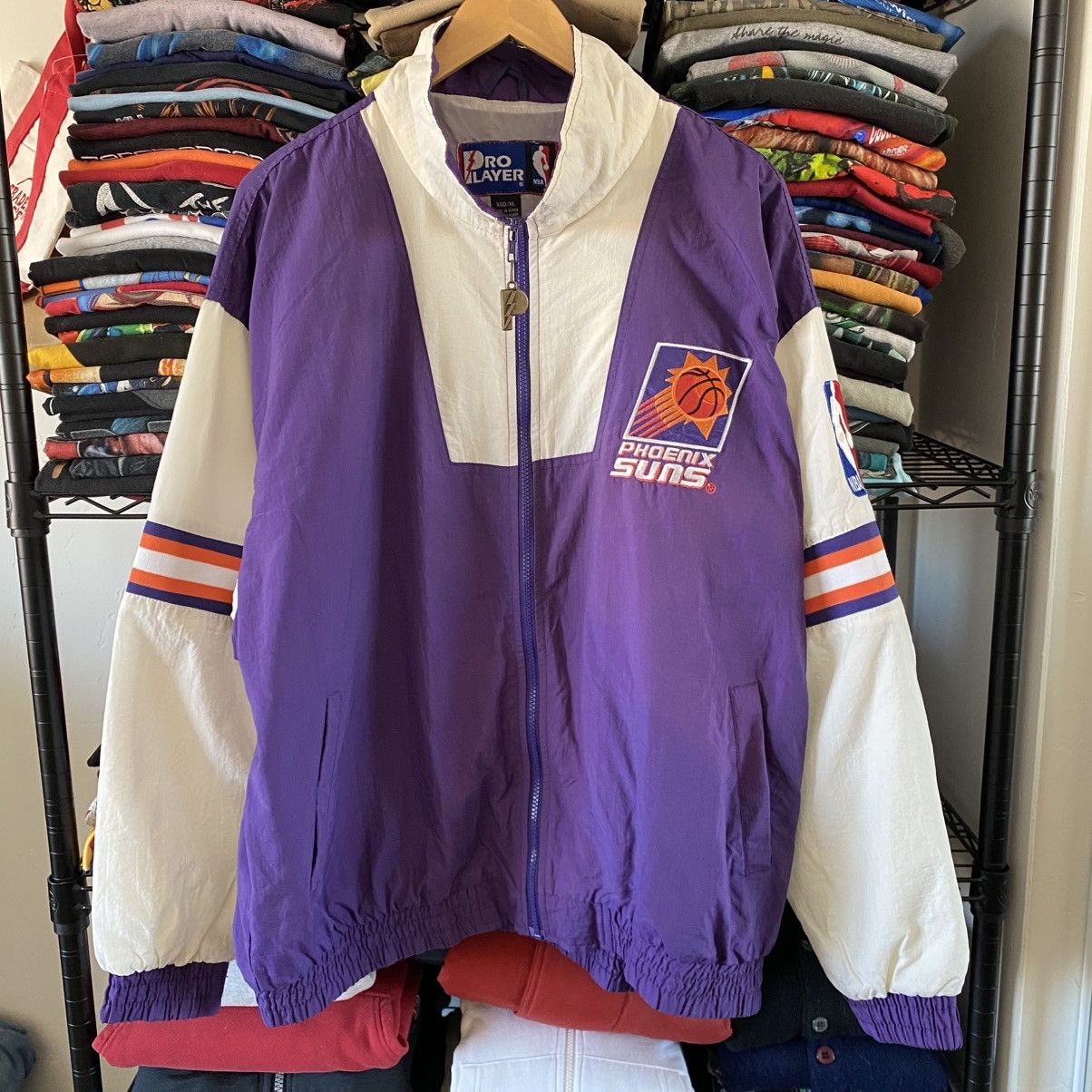 Pro Player Vintage Phoenix Suns Nylon Jacket Pro Player 1990s NBA Size US XL / EU 56 / 4 - 1 Thumbnail
