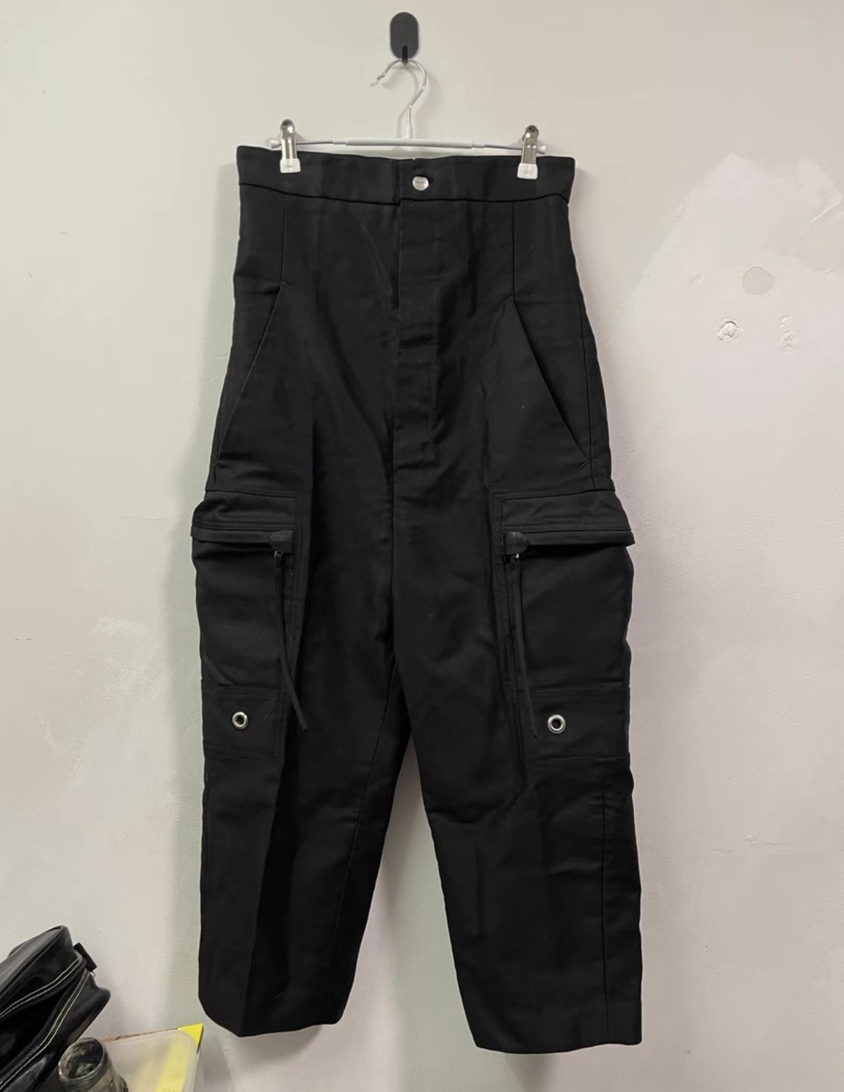 Rick Owens Rick Owens 18FW Runway High-Waist Cargo Pants Size US 38 / EU 54 - 1 Thumbnail