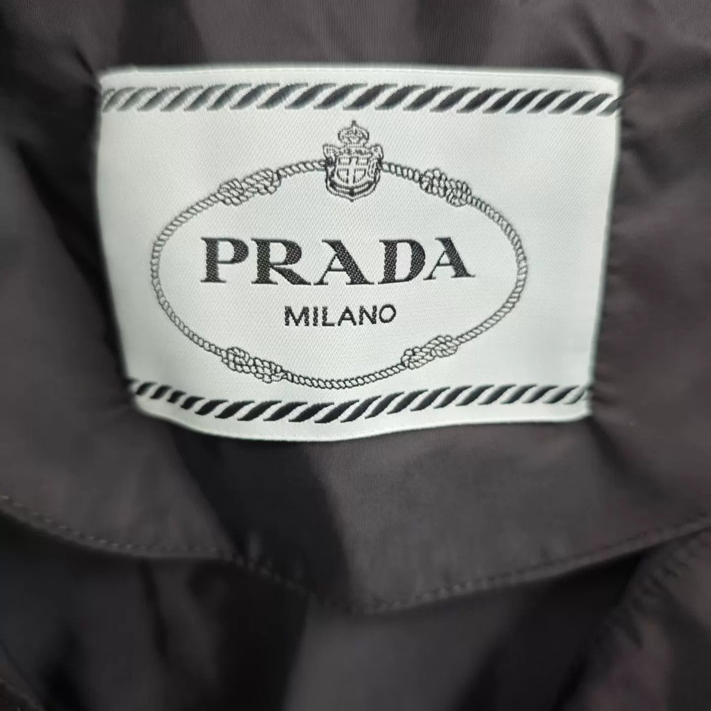 Prada PRADA FW25 Recycled Nylon Zip Women's Blue Jacket Size S / US 4 / IT 40 - 4 Thumbnail