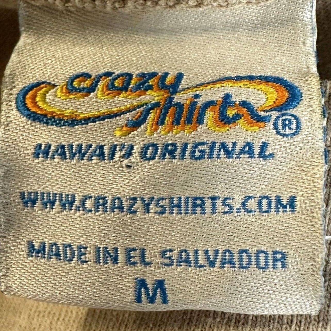 Vintage VINTAGE Honolulu Hawaii T-Shirt Unisex Medium Beige Kona Coffee Dyed Crazy Shirts NEW Size US M / EU 48-50 / 2 - 5 Thumbnail