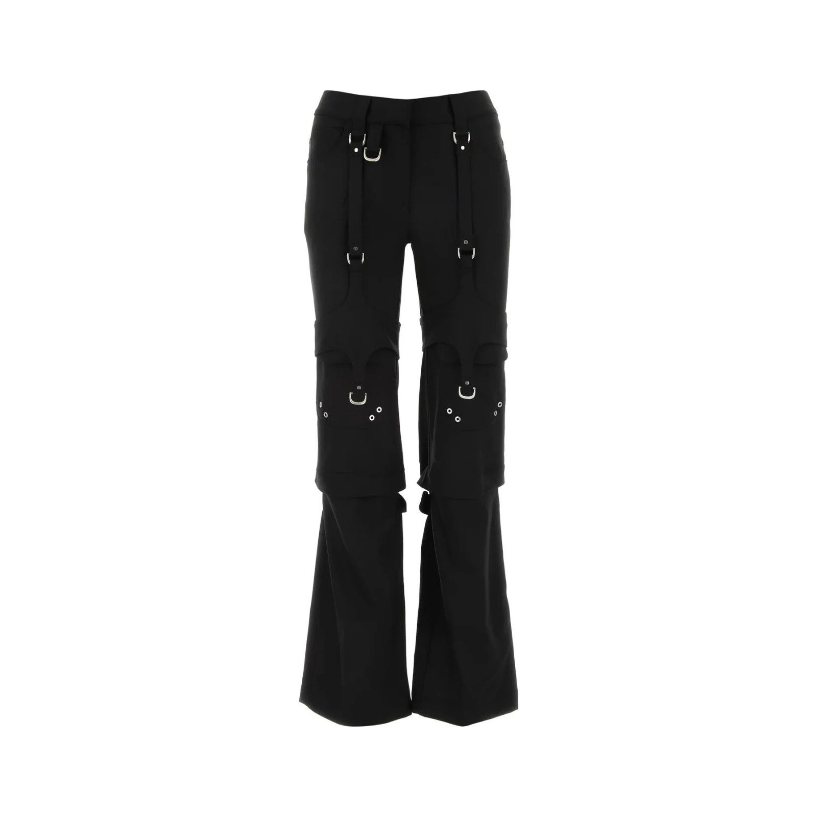 Other OFF WHITE Black Stretch Polyester Blend Cargo Pant New & Aut Size 27" / US 4 / IT 40 - 1 Thumbnail