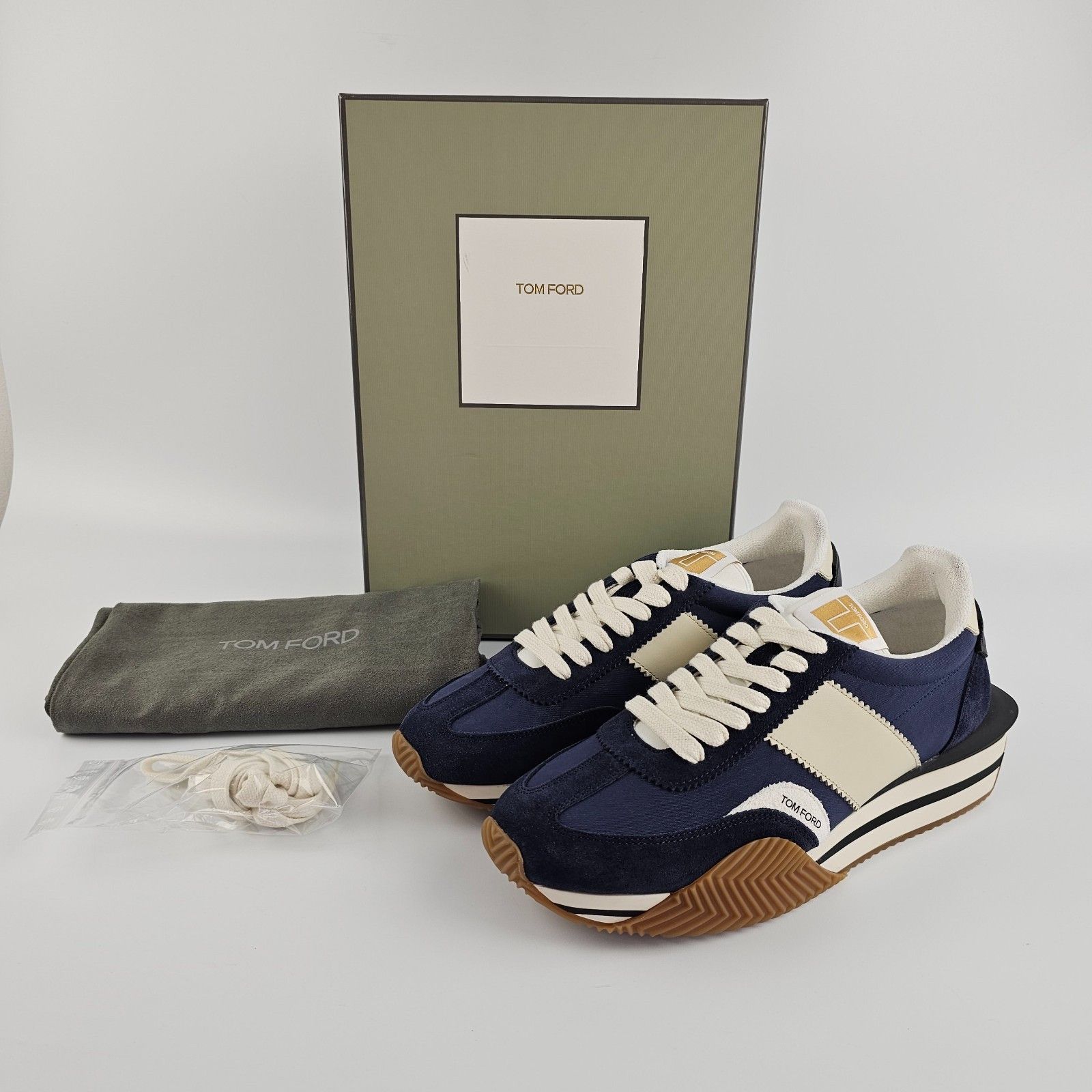 Tommy Hilfiger TOM FORD James Blue Sneakers New & Authentic Size US 11 / EU 44 - 3 Thumbnail