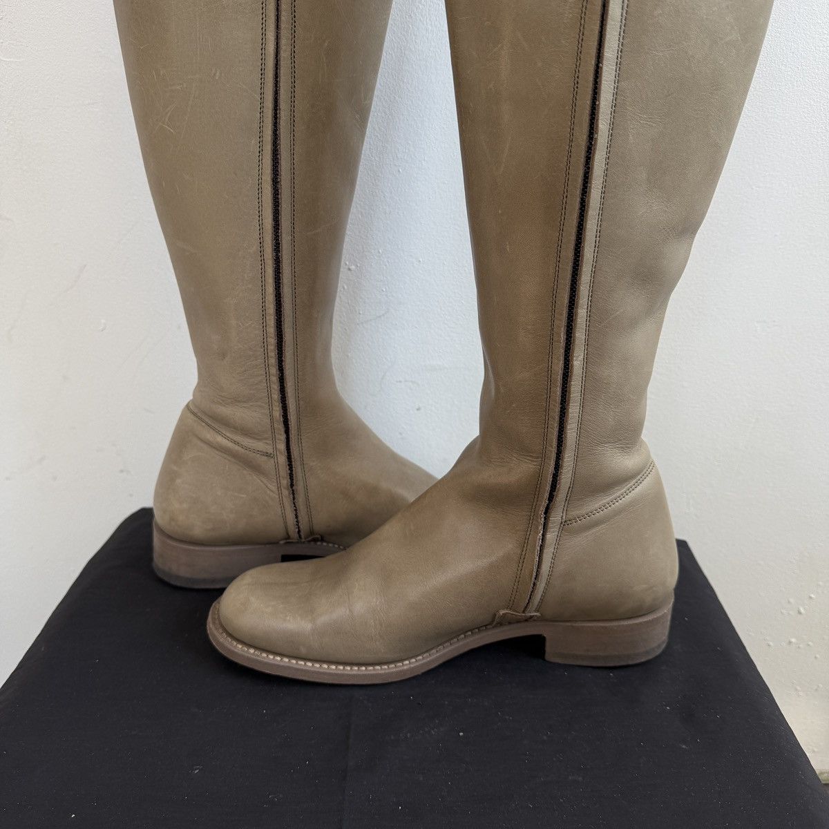 MDK × Vintage MDK Munderingskompagniet Leather Knee High Boots Size US 5.5 / IT 35.5 - 8 Thumbnail