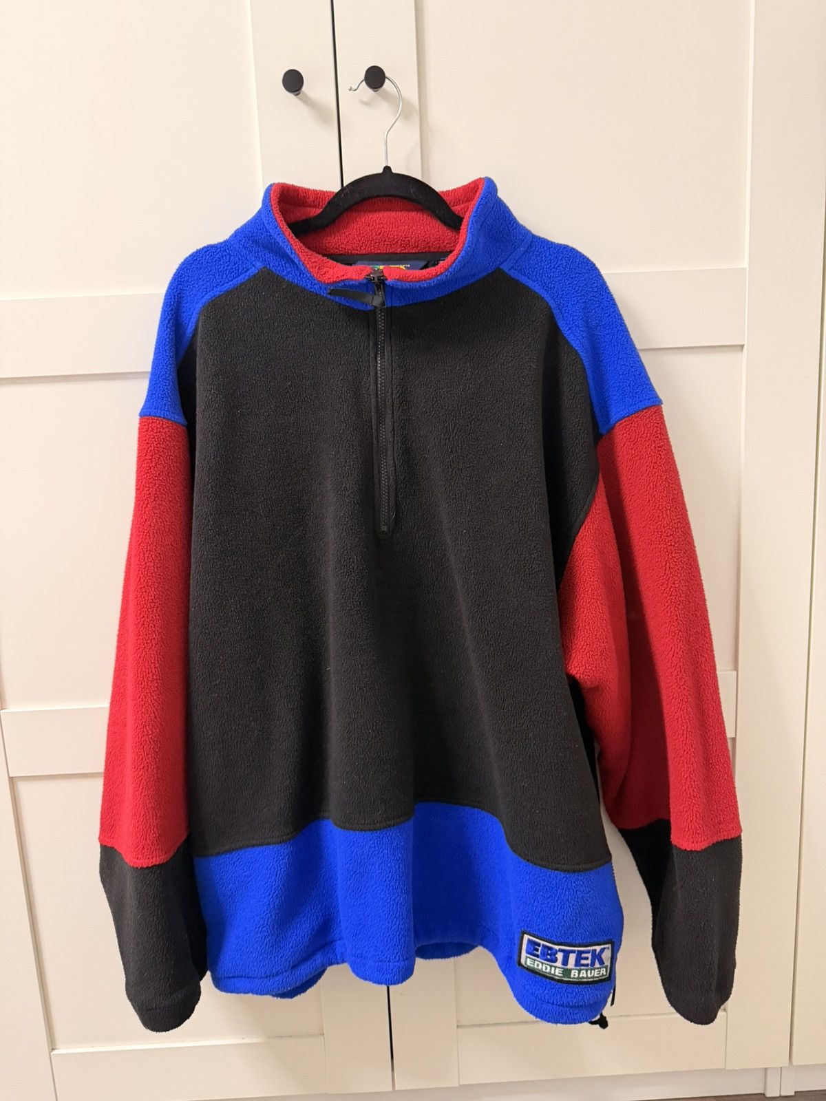 Eddie Bauer Vintage Eddie Bauer EBTEK Fleece Sherpa 1/4 Zip Patagonia Size US XXL / EU 58 / 5 - 1 Thumbnail