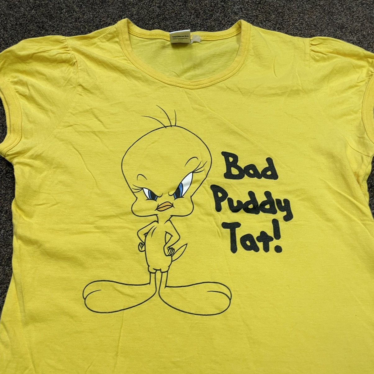 Vintage Vintage Y2K Tweety Graphic Tee Sun Faded Cartoon Streetwear Size M / US 6-8 / IT 42-44 - 3 Thumbnail
