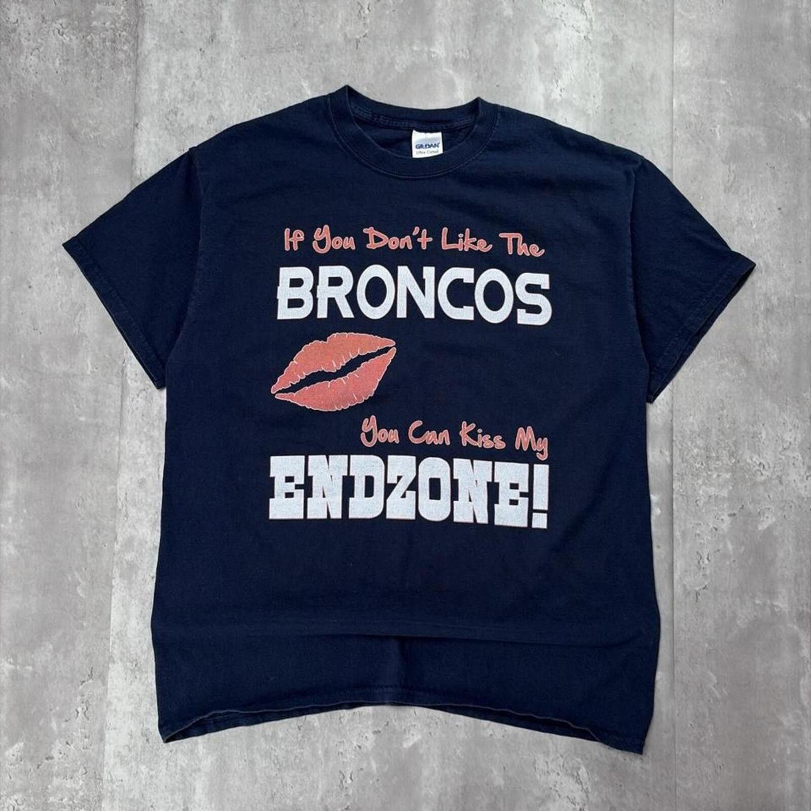 NFL Vintage NFL Denver Broncos Funny Comedy Football T-Shirt Size US L / EU 52-54 / 3 - 1 Thumbnail