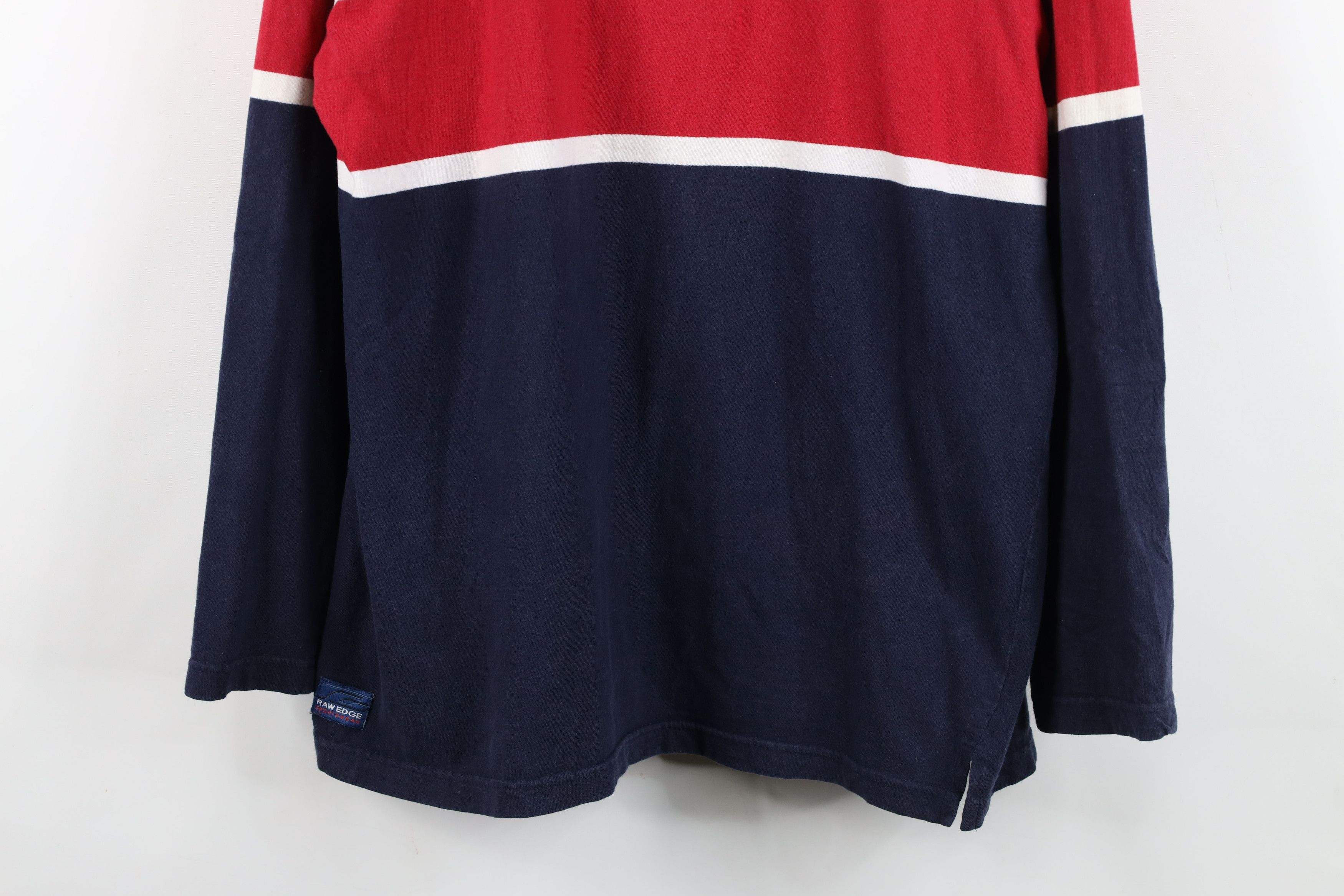 Vintage Vintage 90s Streetwear Block Long Sleeve Rugby Polo Shirt Size US M / EU 48-50 / 2 - 3 Thumbnail