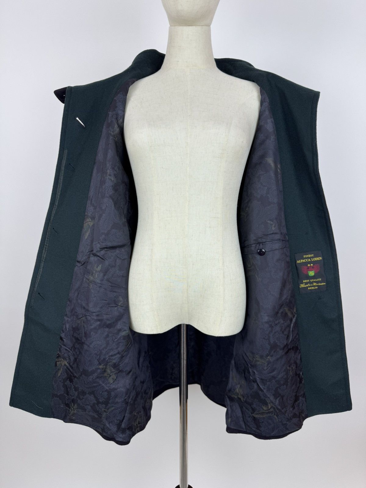 Other Alpaca Loden Burgundy Wool Trench coat Womens Size 42 Size M / US 6-8 / IT 42-44 - 6 Thumbnail