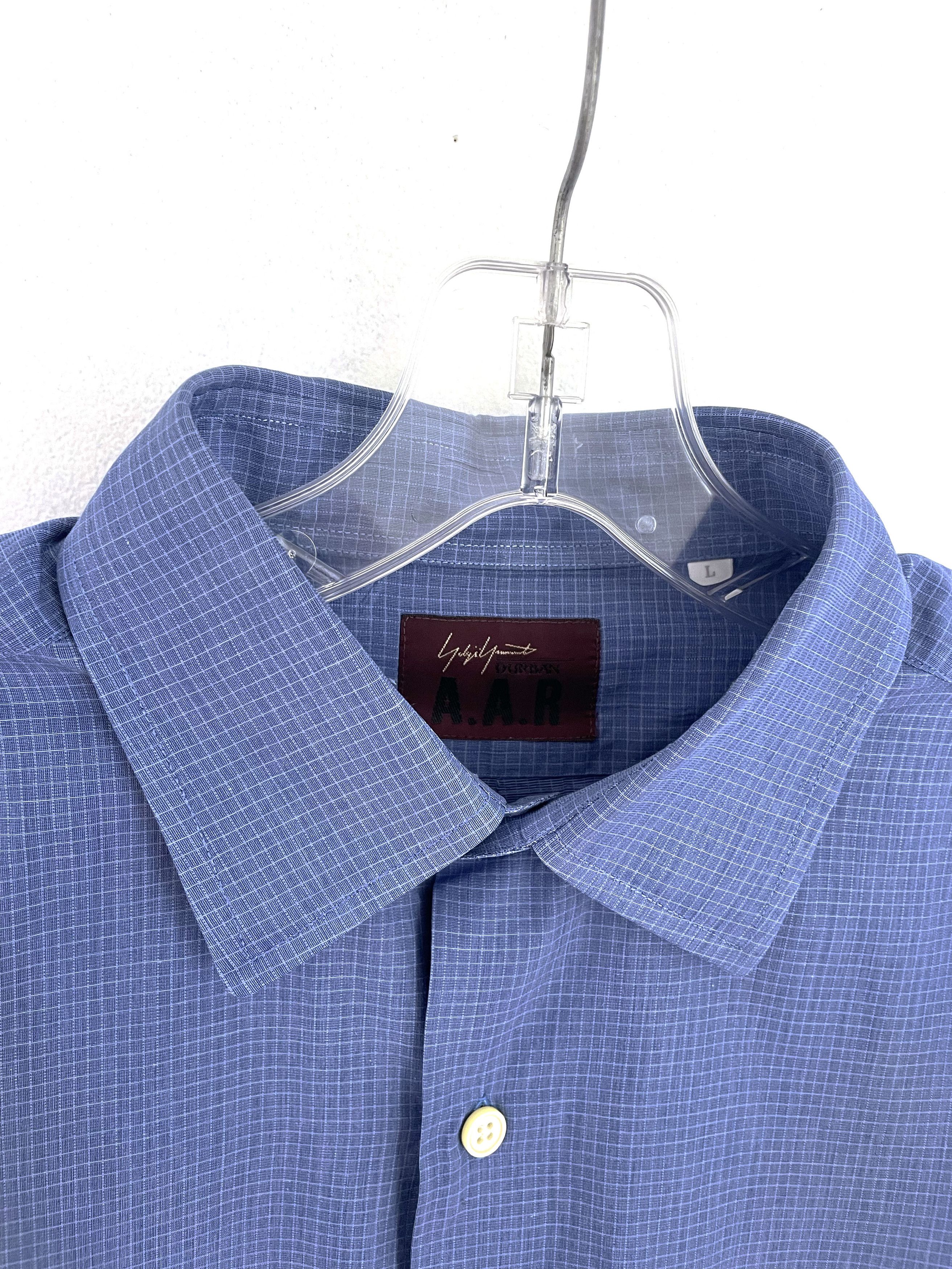 Yohji Yamamoto Against All Risks Checkered Shirt Size US L / EU 52-54 / 3 - 3 Thumbnail