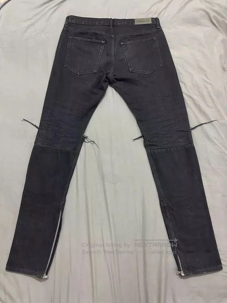 Fear of God Fear of God 4th Black Distressed Denim Jeans. Size US 33 - 2 Thumbnail