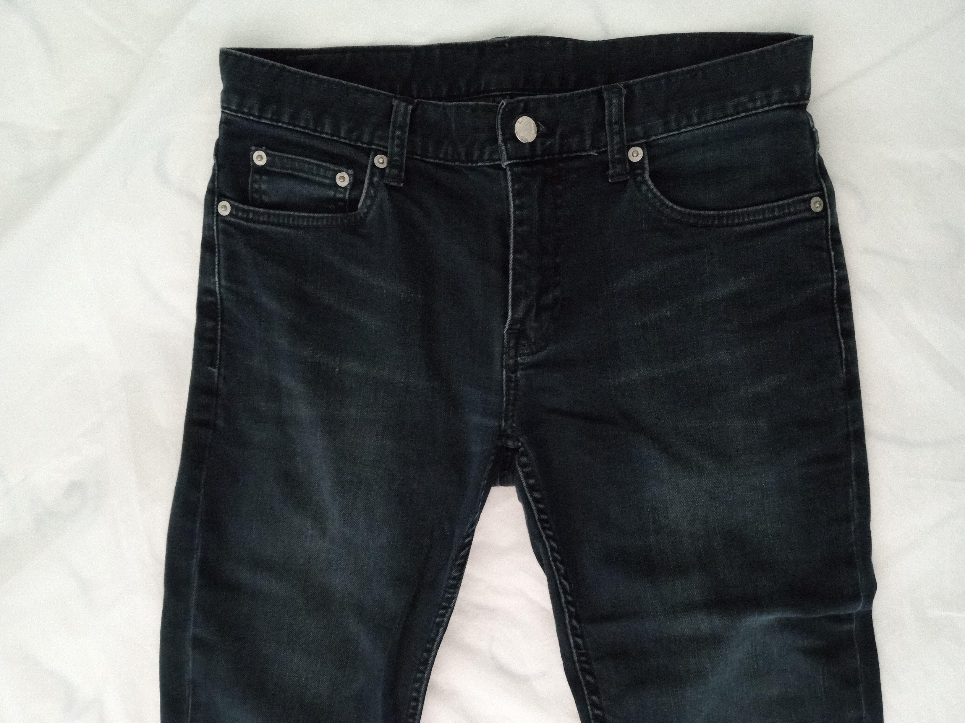 Blk Dnm BLK DNM mens slim fit black jeans denim 32 x 31 Size US 32 / EU 48 - 8 Thumbnail