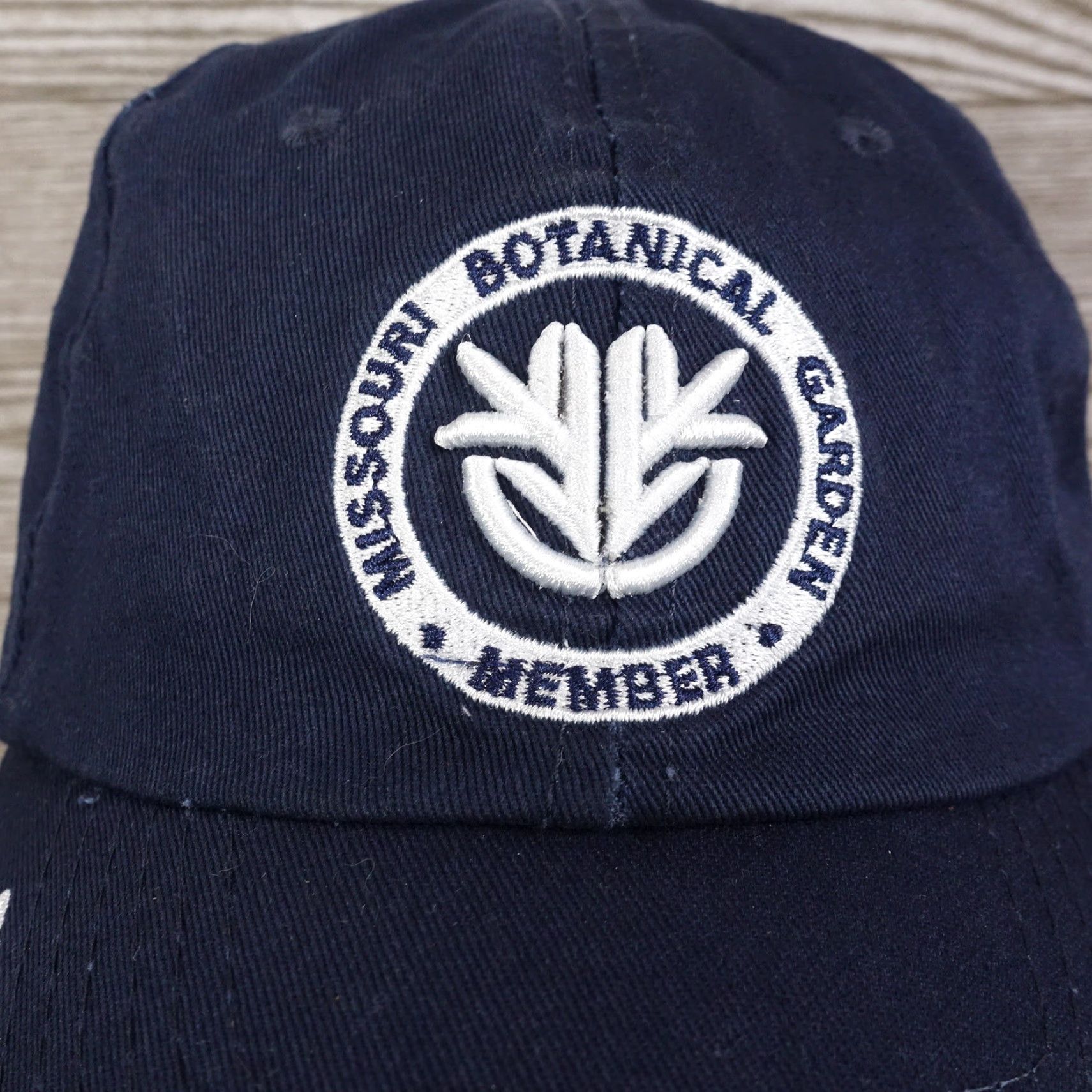 Vintage MISSOURI BOTANICAL GARDEN BASEBALL CAP HITWEAR UNISEX ADULT ONE SIZE BLUE Size ONE SIZE - 2 Thumbnail