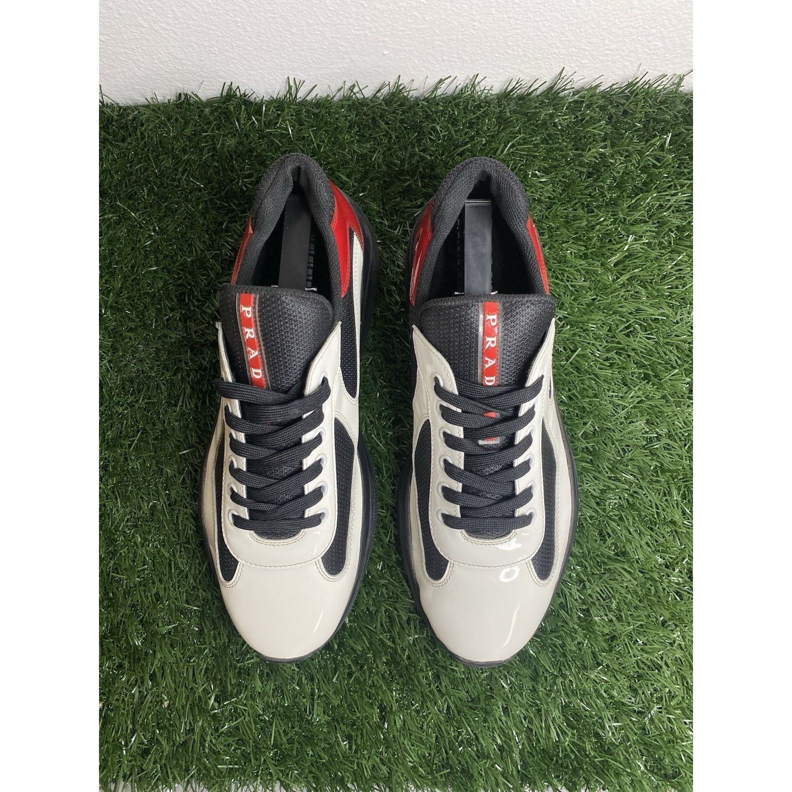 Prada Prada America's Cup 'White Red' | Size 7 UK | 8-8.5 US Size US 8 / EU 41 - 6 Thumbnail