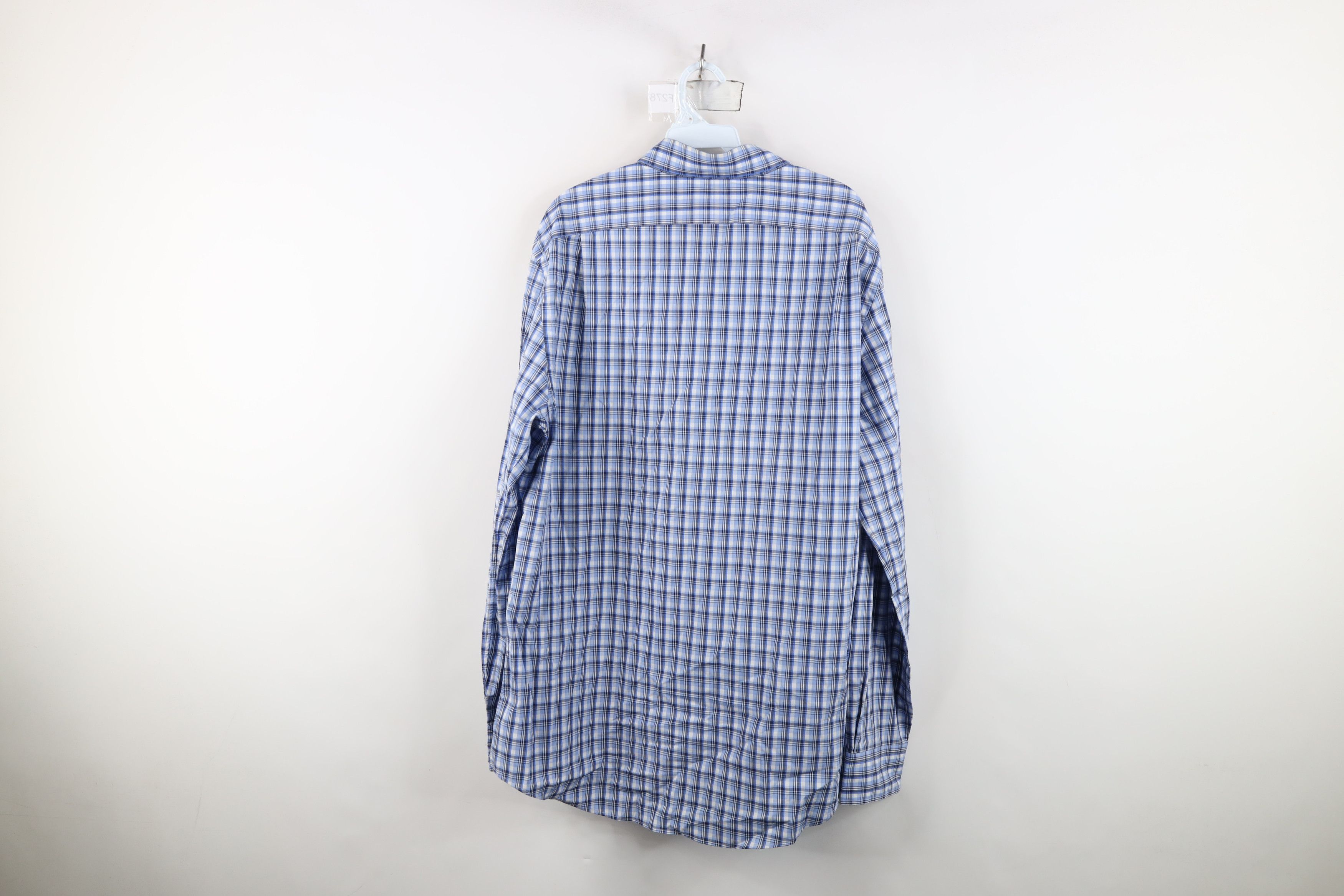 Ralph Lauren Ralph Lauren Collared Long Sleeve Button Shirt Blue Plaid Size US XL / EU 56 / 4 - 9 Thumbnail