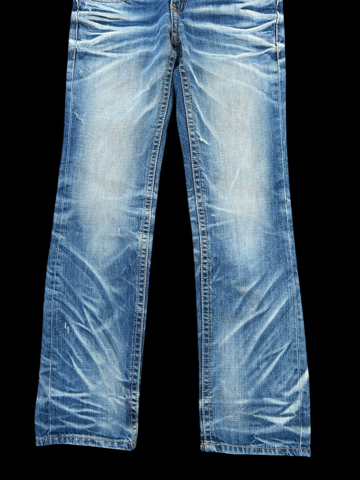 Japanese Brand × Kapital × Vintage Lolita Japanese Punk Style Faded Denim Jeans Size US 31 - 4 Thumbnail
