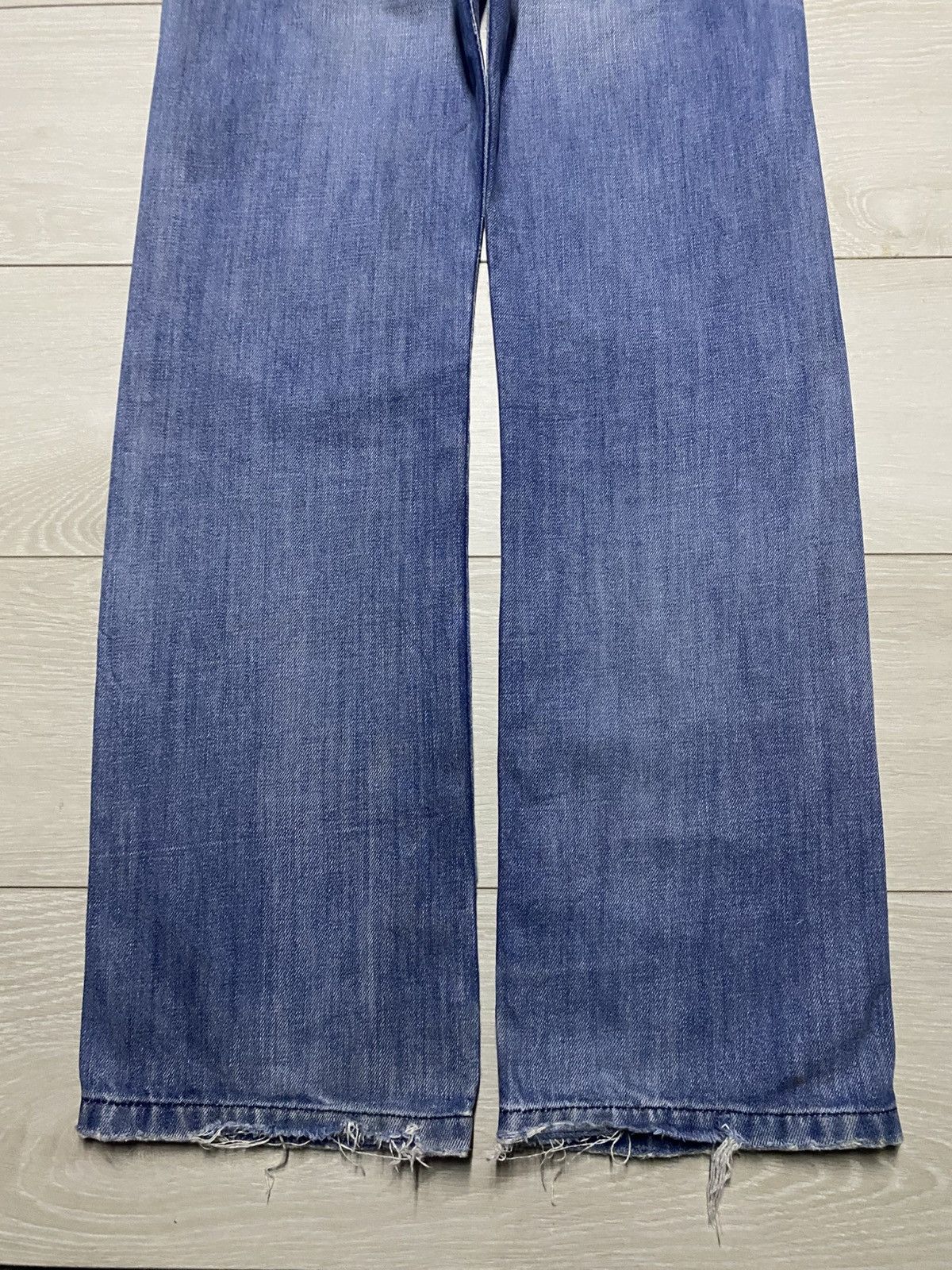 Diesel Black Gold Vintagw Diesel Italy Faded Wash Distressed Loose Jeans Size US 29 - 6 Thumbnail