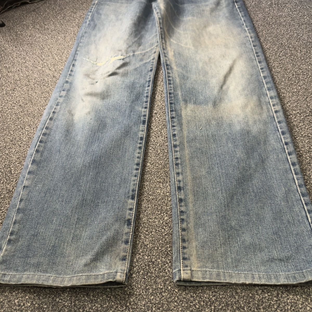 Edwin 90s Japanese Edwin Lot 0140 Distressed Faded Jeans Size US 32 / EU 48 - 7 Thumbnail