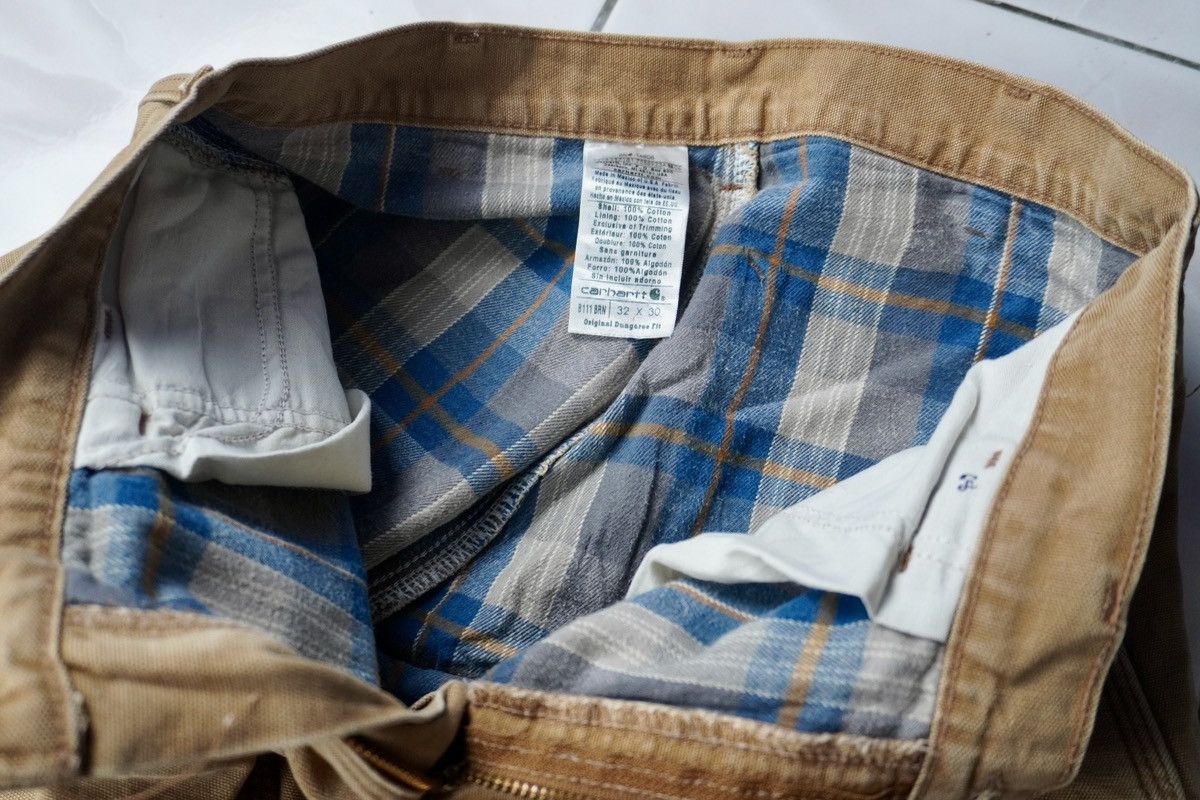 Carhartt × Carhartt Wip Carhartt carpenter original dungaree fit double layer plaid Size US 32 / EU 48 - 10 Thumbnail