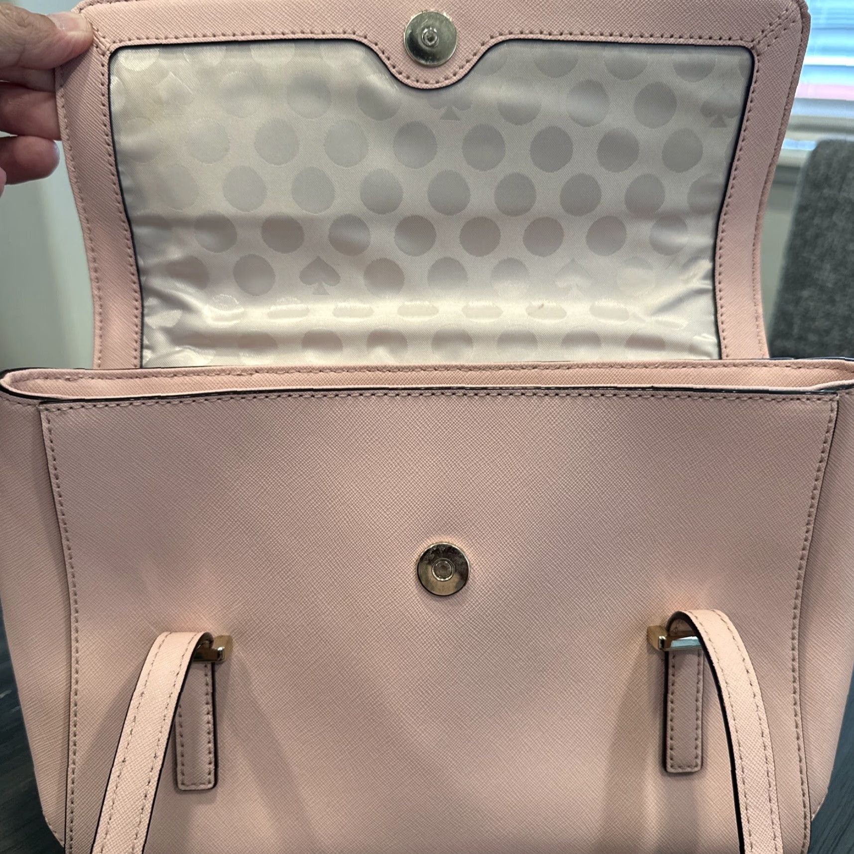 Vintage VINTAGE? Kate Spade New York Luciana Leather Shoulder Bag Pink Women’s Handbag Adult One Size Pink Leather Luciana Kate Spade Shoulder Bag Women Size ONE SIZE - 7 Thumbnail