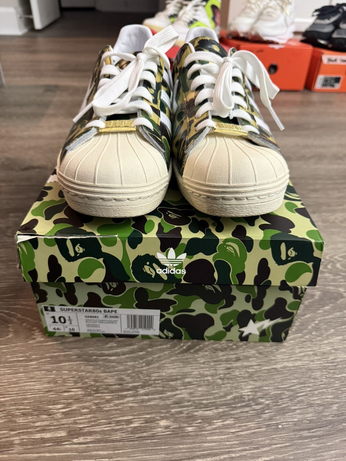 Adidas Adidas X bape superstar Size US 10.5 / EU 43-44 - 2 Thumbnail