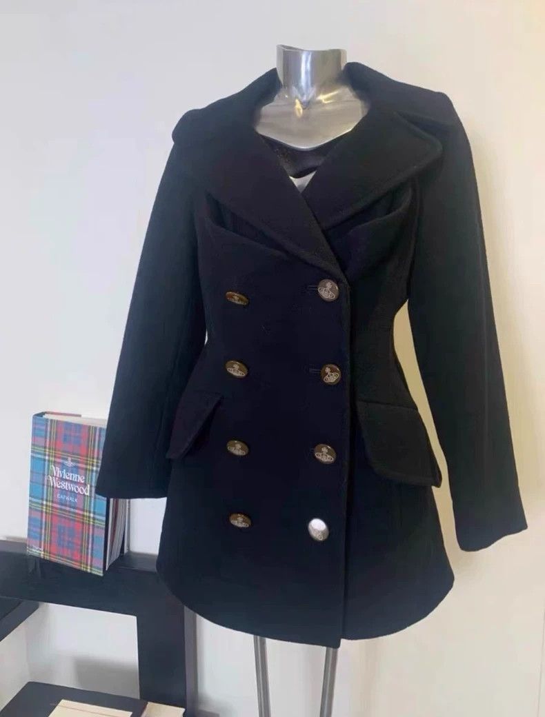 Vivienne Westwood Vivienne Westwood size1 Black three-dimensional lapel coat Size S / US 4 / IT 40 - 2 Thumbnail