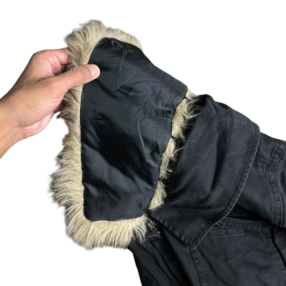 If Six Was Nine 🇯🇵 ARTEMIS MARY MOTHER OF JESUS PRAY LINED BOA FUR JACKET Size US M / EU 48-50 / 2 - 8 Thumbnail