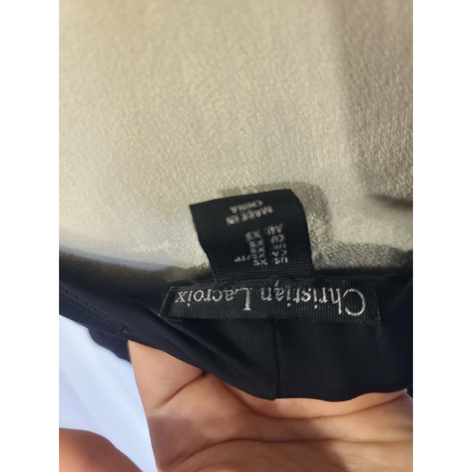 Christian Lacroix Christian Lacroix Black Fitted Midi Dress XS 90s Y2K Size XS / US 0-2 / IT 36-38 - 5 Thumbnail