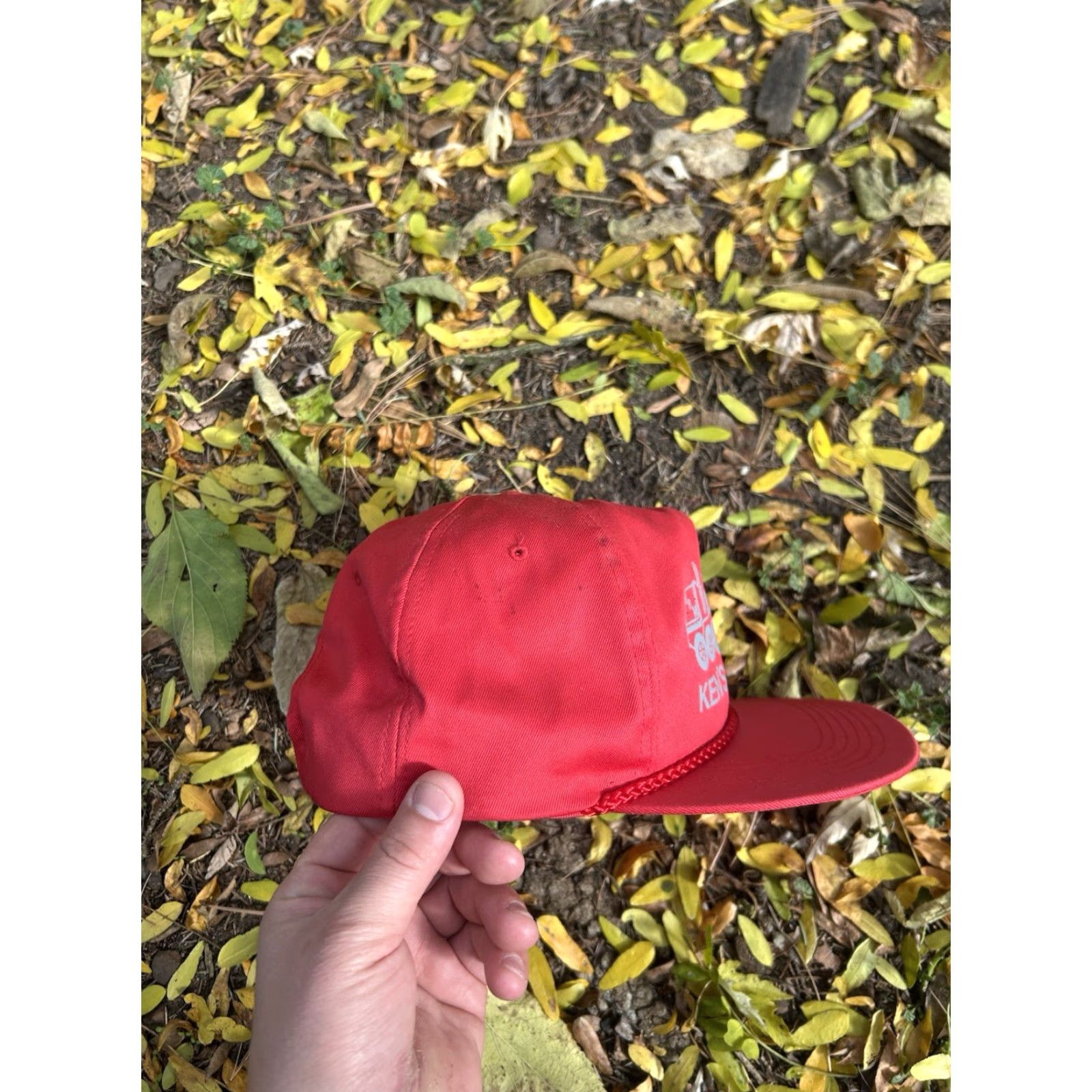 Vintage VINTAGE Unbranded SnapBack Hat Cap Men Adjustable Red Ken’s Redi Mix Concrete Truck Construction NOS Cap Hat Men Adjustable Red Size ONE SIZE - 8 Thumbnail
