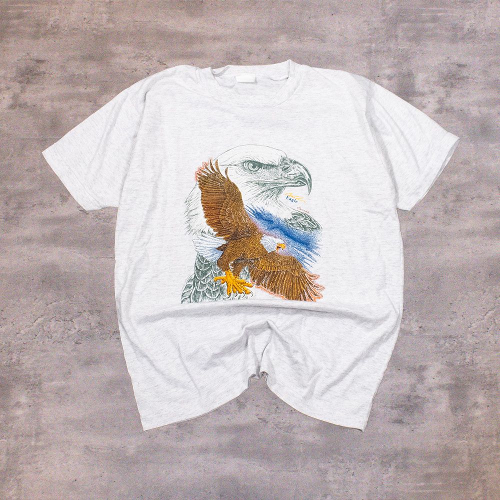Other Vintgae 90's Animal Eagle Harley Davidson Grey T-Shirt Size US M / EU 48-50 / 2 - 1 Thumbnail