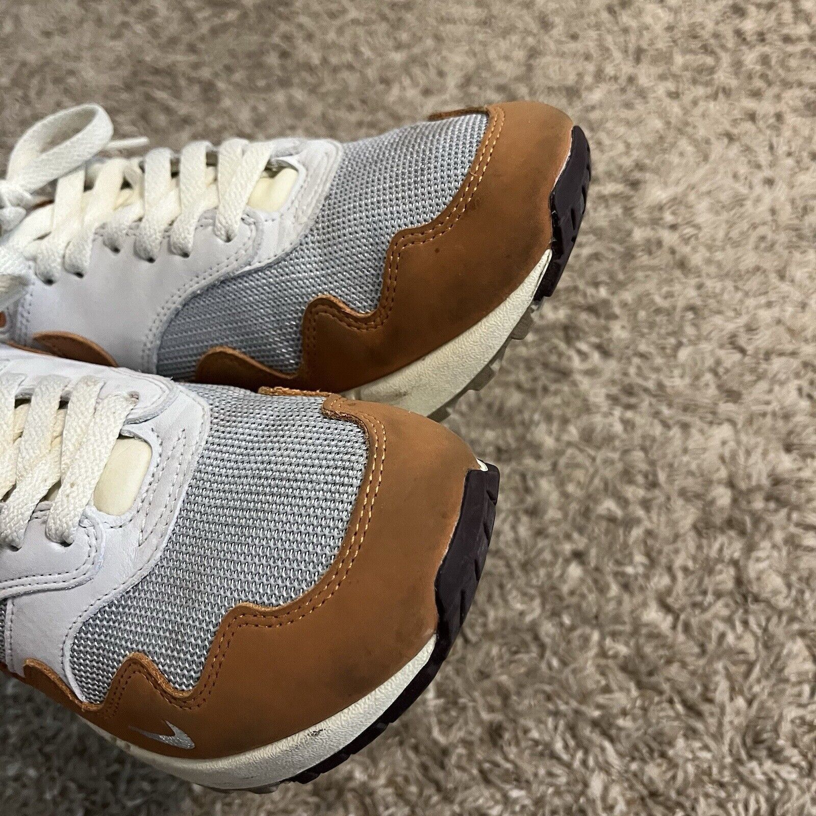 Nike Air Max 1 Patta Waves Monarch DH1348-001 Sneakers Shoes Size US 8 / EU 41 - 3 Thumbnail