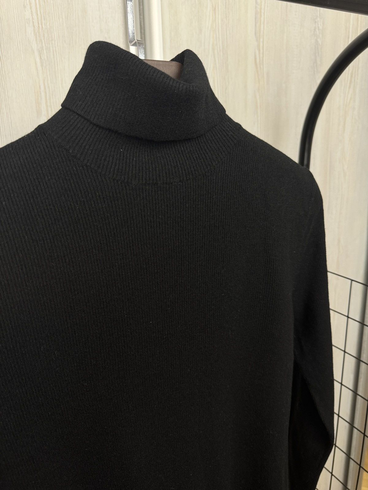 Polo Ralph Lauren Polo Ralph Lauren black wool stretch turtleneck sweater Size M / US 6-8 / IT 42-44 - 3 Thumbnail