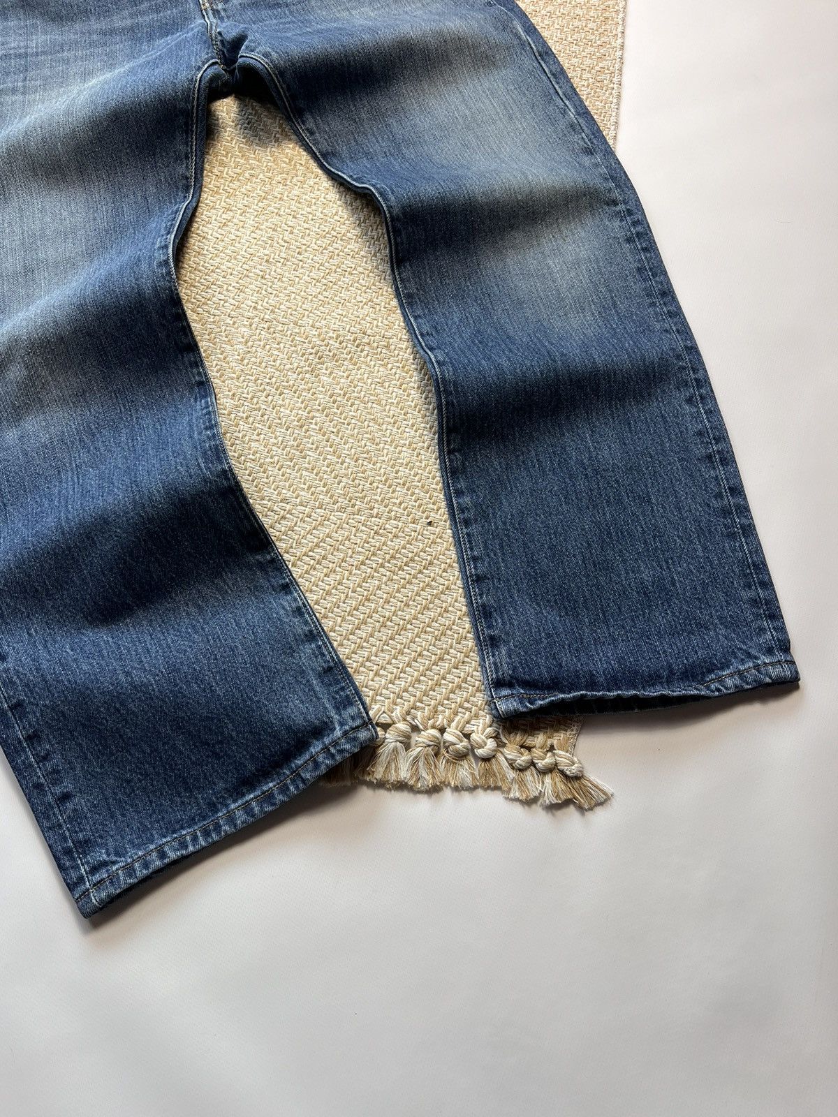 Levi's × Vintage Vintage 90s Levi's 501 Washed Light Blue Denim Jeans 36x30 Size US 36 / EU 52 - 4 Thumbnail