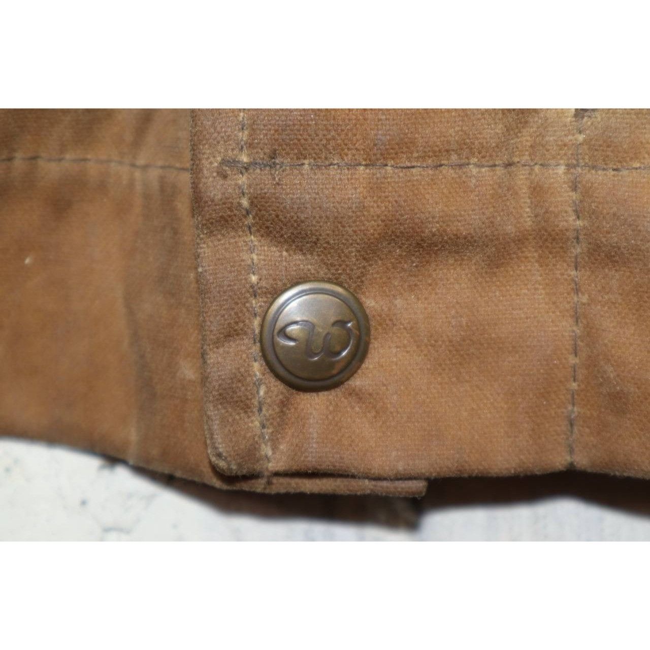 Walls VTG 90s Walls Detroit Jacket L Brown Canvas Cord Collar USA Size US L / EU 52-54 / 3 - 7 Thumbnail