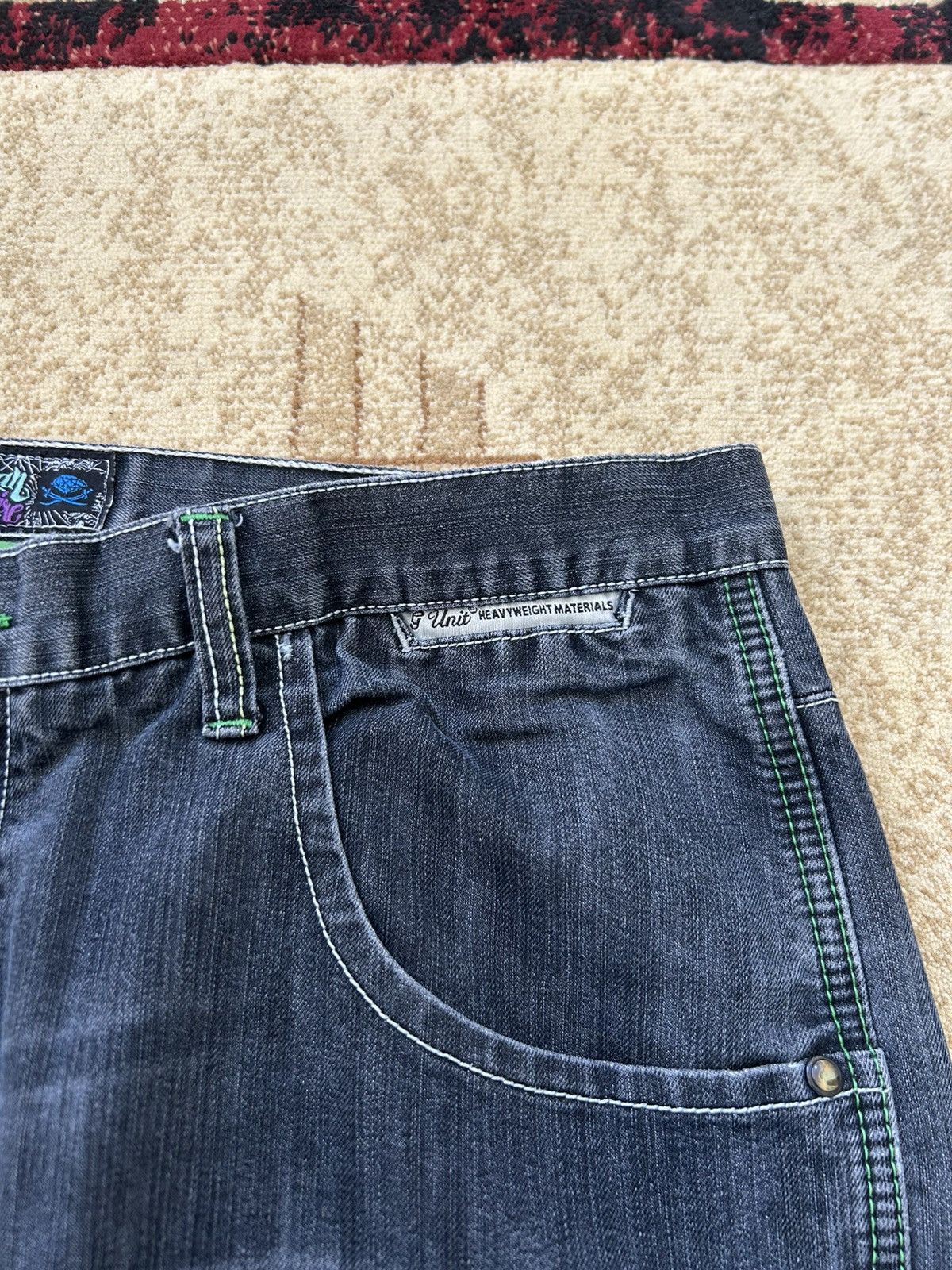 G-Unit Vintage 50 Cent G Unit Baggy Jeans Size US 38 / EU 54 - 10 Thumbnail
