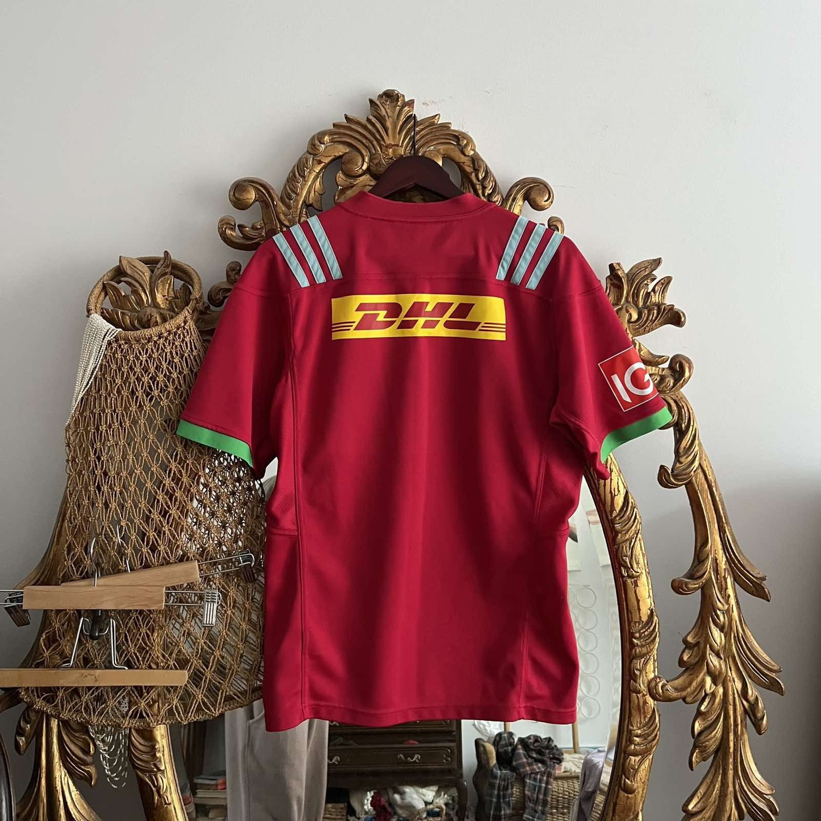 Adidas ADIDAS HARLEQUINS RUGBY UNION JERSEY 2017-2018 MEN'S SZ L Size US L / EU 52-54 / 3 - 2 Thumbnail