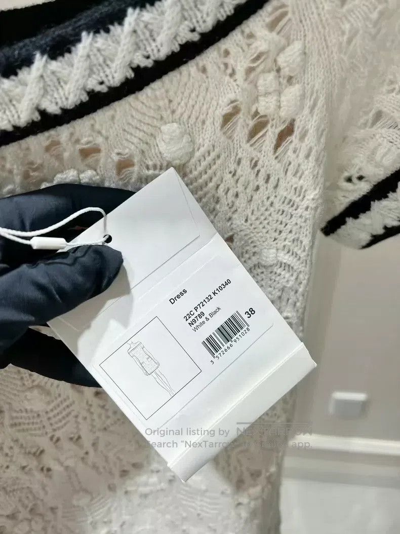 Chanel Chanel 22C Early Spring Vacation Series Beige Cashmere A-n Size XS / US 0-2 / IT 36-38 - 6 Thumbnail
