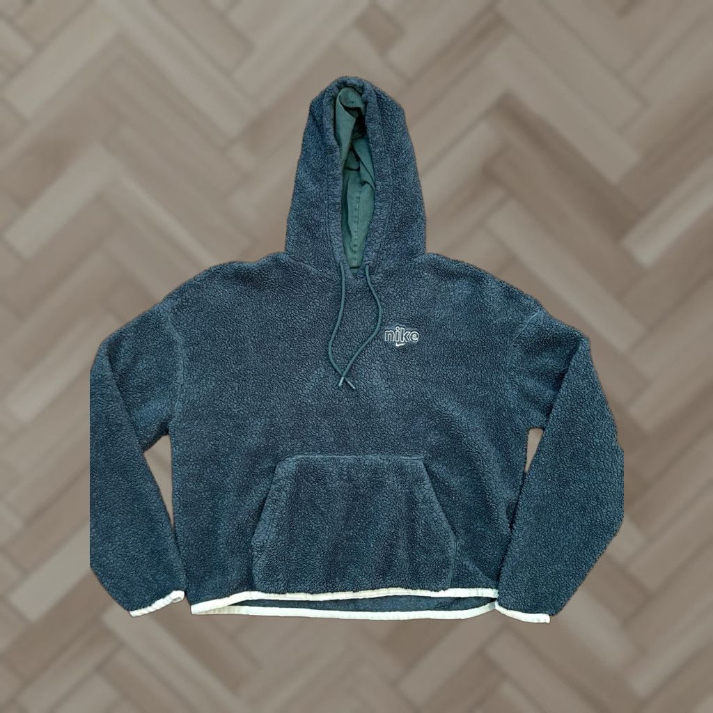 Nike Nike Women's NSW Plush Fleece Hoodie XS Atomic Teal/Enamel Green CU6425 Size XS / US 0-2 / IT 36-38 - 1 Thumbnail
