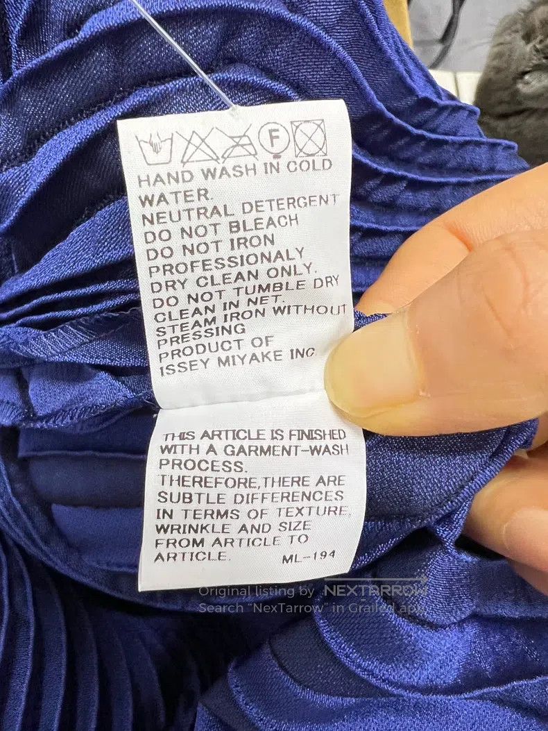 Issey Miyake Issey Miyake Blue Dress Size M / US 6-8 / IT 42-44 - 4 Thumbnail