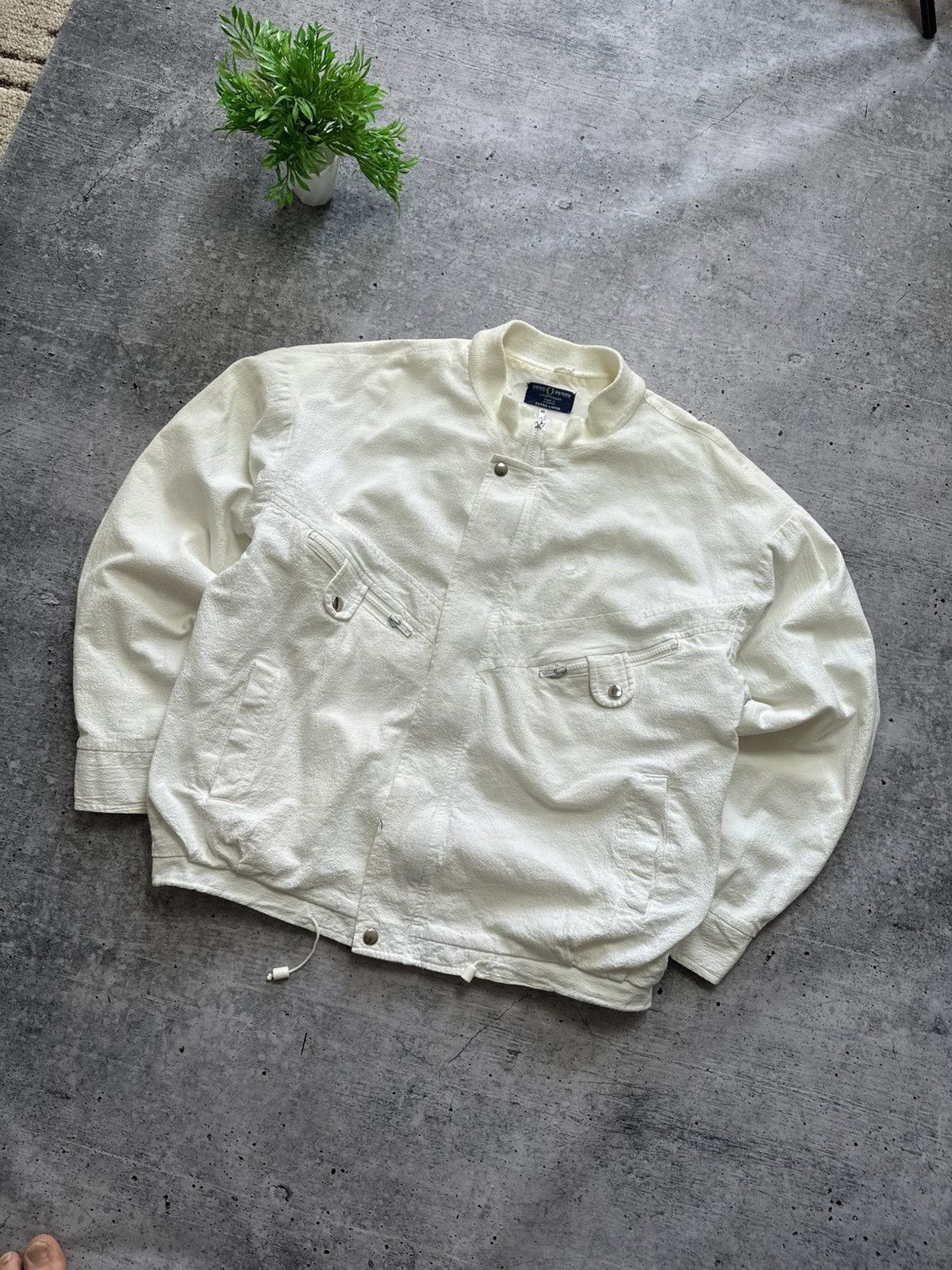 Fred Perry Vintage 90s Fred Perry Y2K Casual Windbreaker Jacket Size US L / EU 52-54 / 3 - 3 Thumbnail