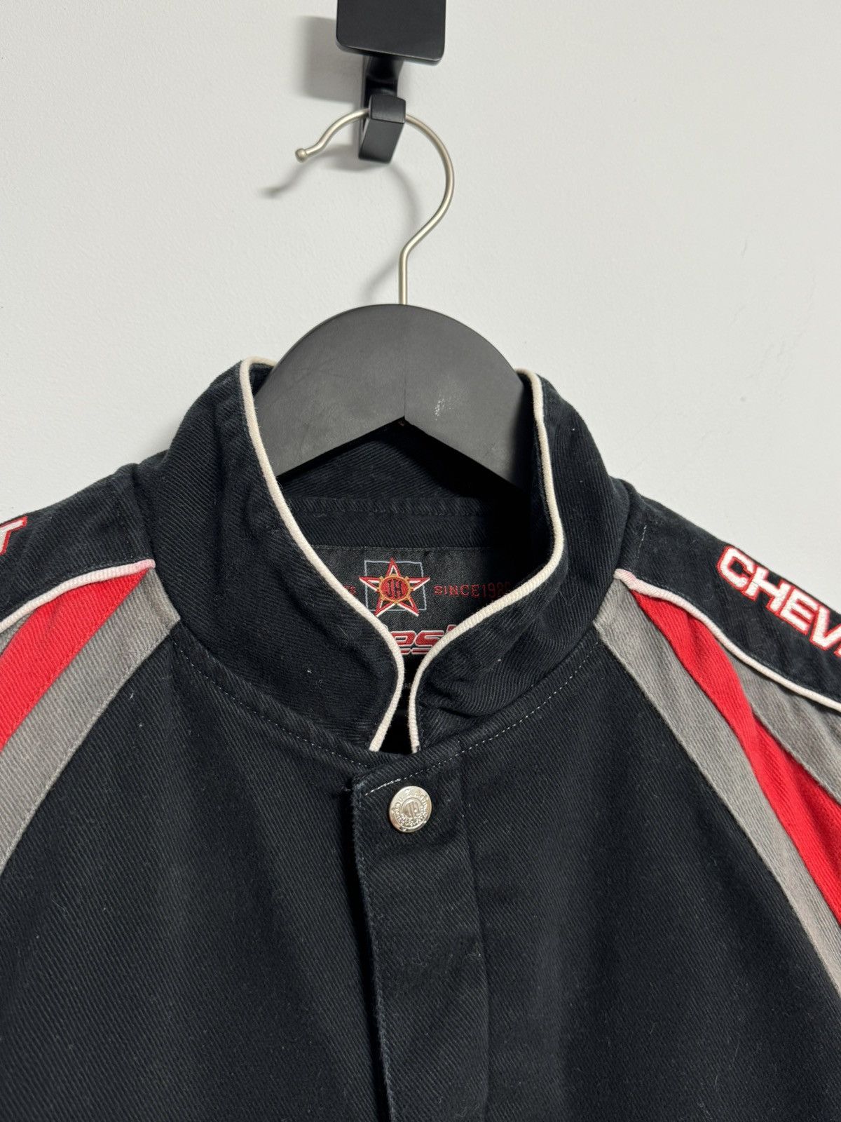 Chevrolet Vinatge Jacket Moto style Chevrolet Y2K style biker Size US M / EU 48-50 / 2 - 7 Thumbnail