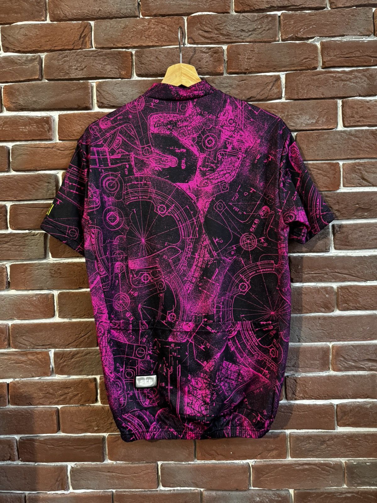 Vintage Rare 90s Seb Campagnolo Cycling Jersey Vintage L Pink Size US L / EU 52-54 / 3 - 2 Thumbnail