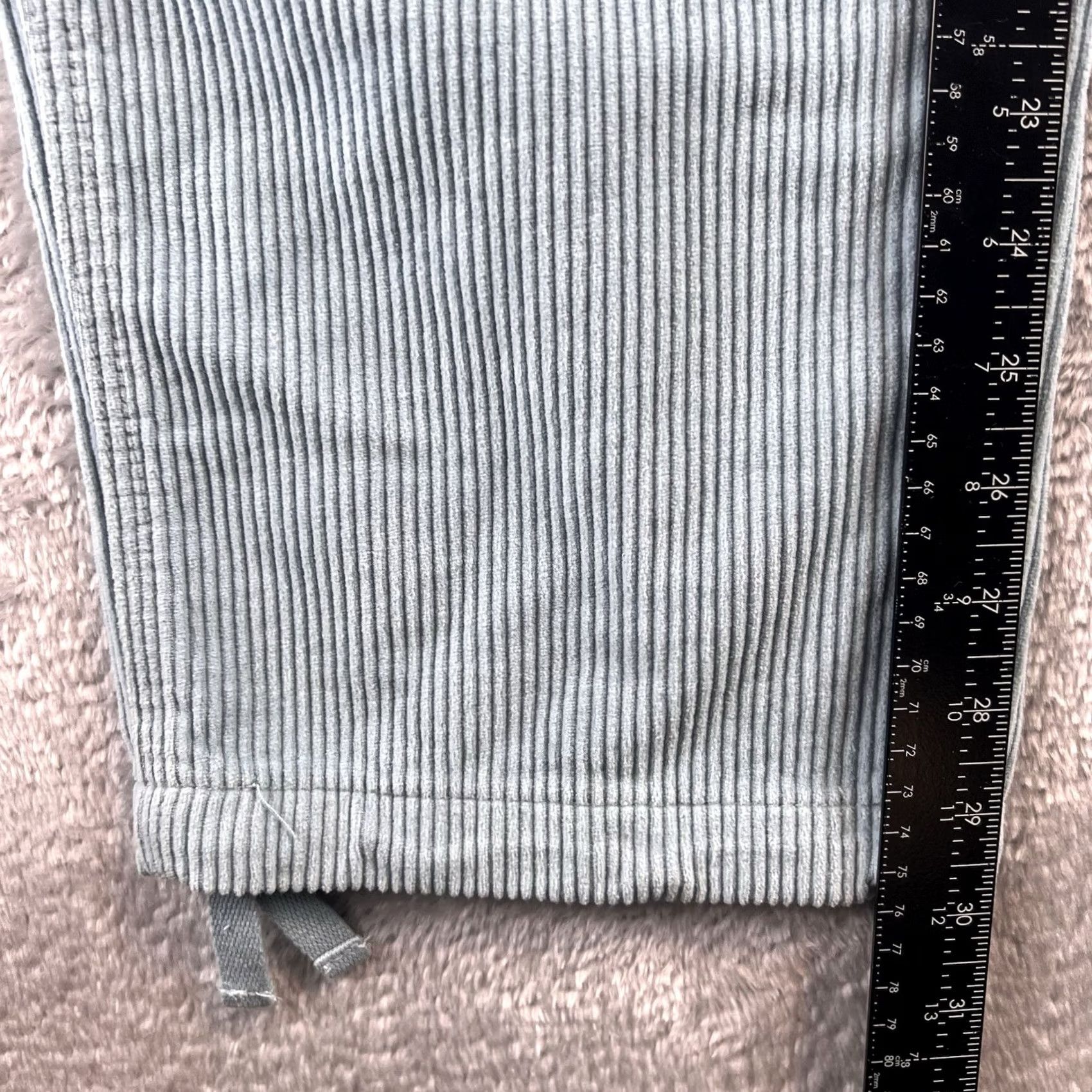 Empyre Empyre Corduroy Cargo Skate Pants Baggy Relaxed Fit Mens 32 (fits 36x30) Y2K Blue Corduroy Pants Mens 90s Baggy Casual Size US 32 / EU 48 - 5 Thumbnail