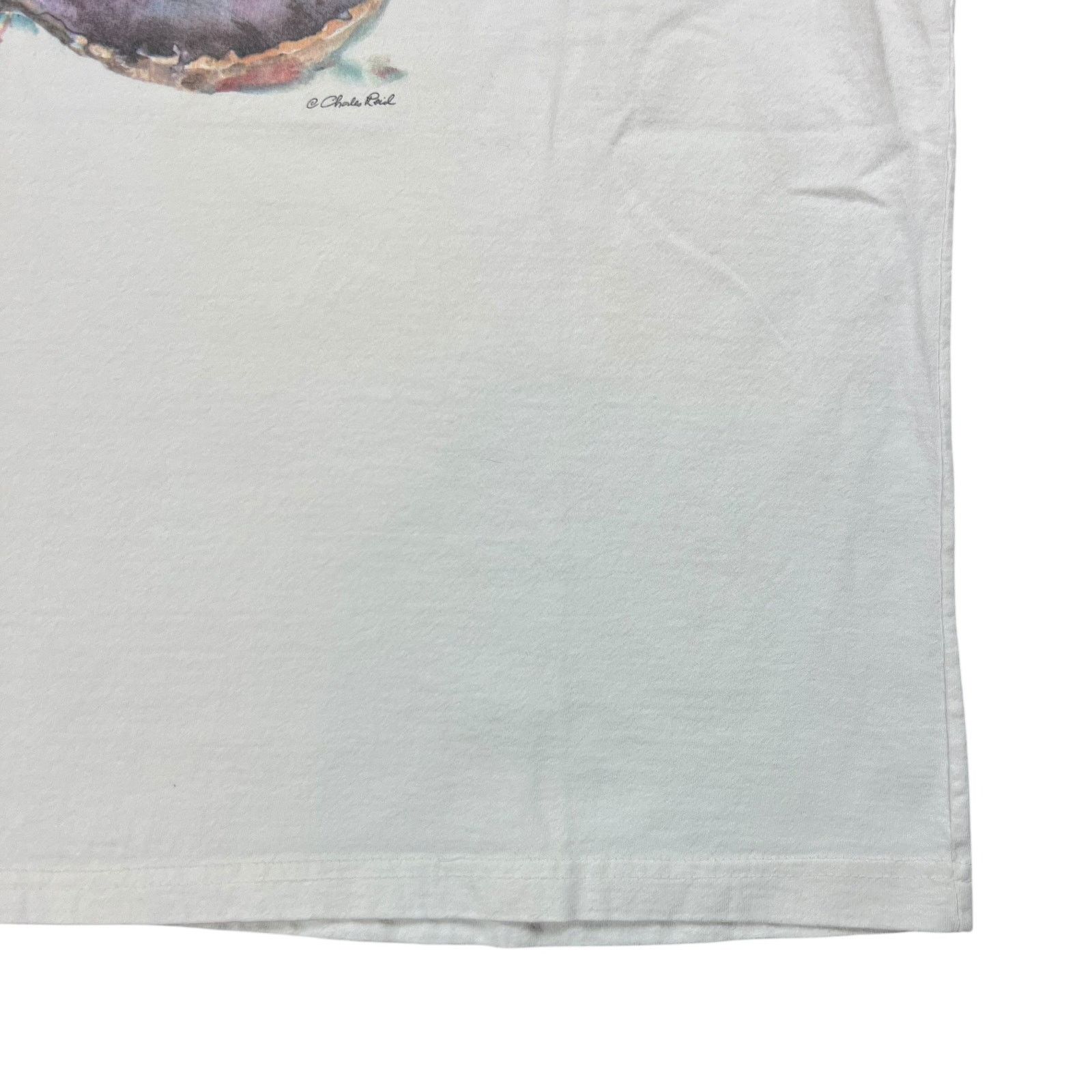 Vintage Vintage 90s L.L. Bean Boots painting art tee (M) Size XL / US 12-14 / IT 48-50 - 3 Thumbnail