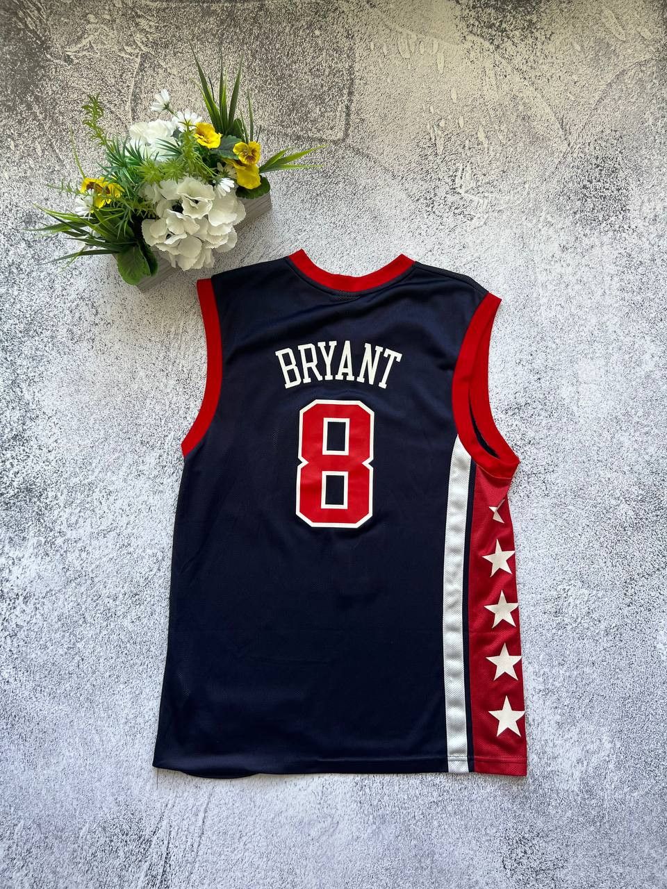 Reebok USA BASKETBALL TEAM SHIRT JERSEY REEBOK #8 KOBE BRYANT Size US M / EU 48-50 / 2 - 2 Thumbnail