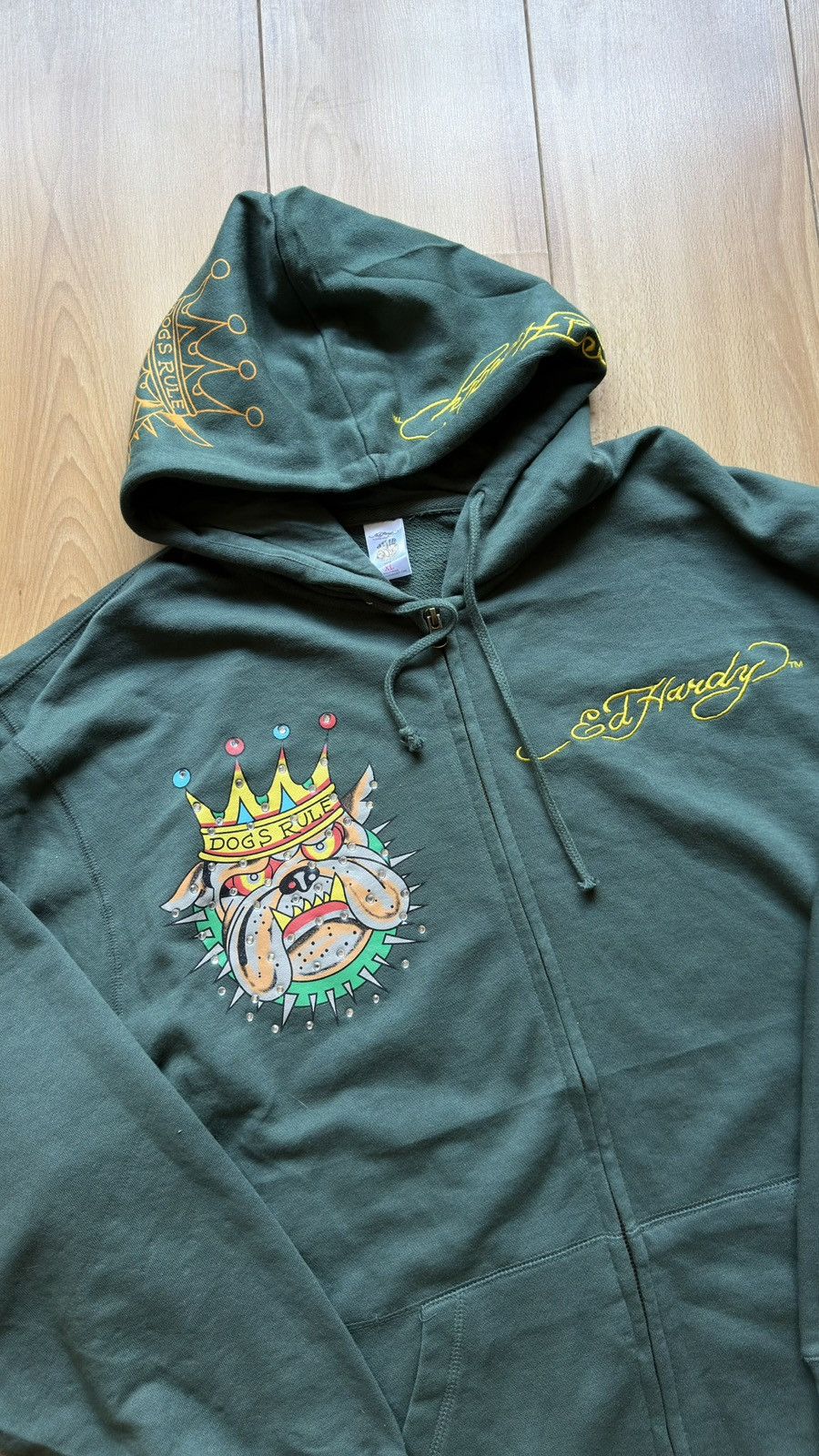Ed Hardy Ed hardy & Christian audigier zip hoodie Size US XL / EU 56 / 4 - 2 Thumbnail
