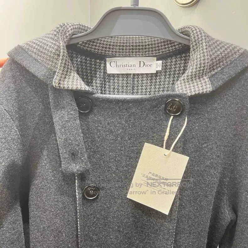 Dior Dior Double-breasted plaid long coat Size XS / US 0-2 / IT 36-38 - 5 Thumbnail