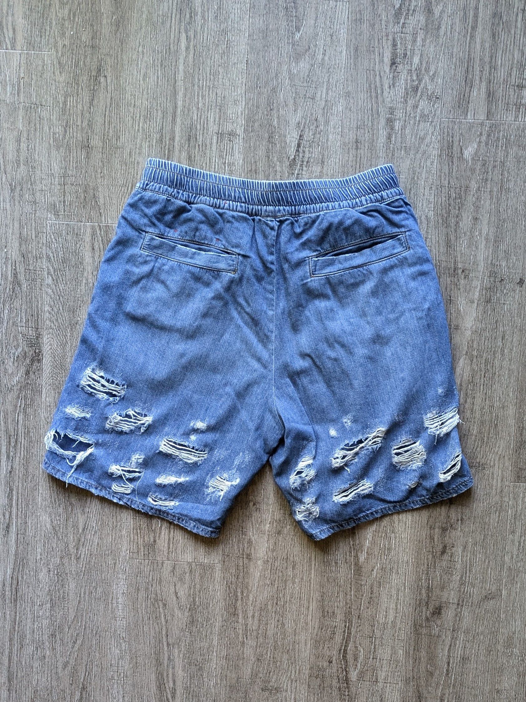 Diesel D-horty Distressed Shorts Size US 32 / EU 48 - 2 Thumbnail