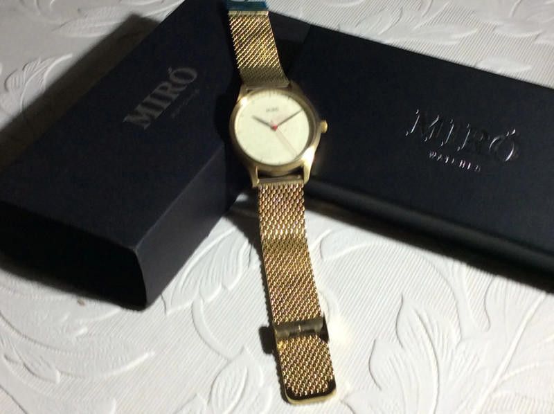 Designer Miro gold Men's mesh Watch Size ONE SIZE - 1 Thumbnail