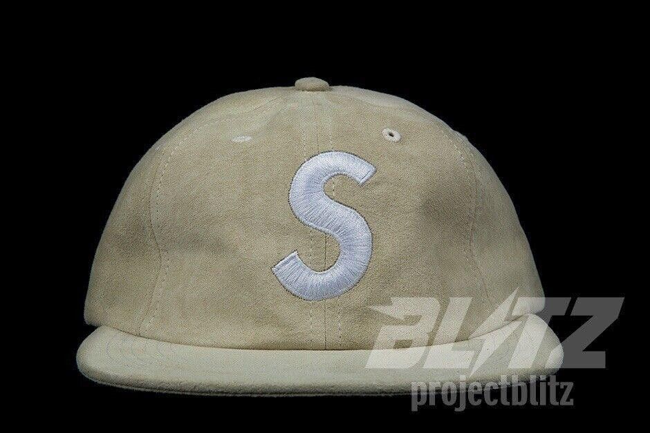 Supreme FW16 Supreme Suede S Logo 6 Panel Cap Hat Cream 2016 Size ONE SIZE - 2 Thumbnail